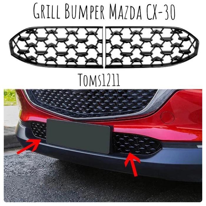 Ready Grill Front Bumper Mazda CX-30 2019 up