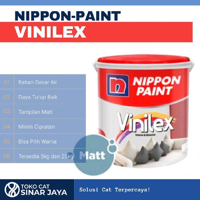 Cat Tembok Vinilex 25kg - NIPPON paint vinilex kembang 25kg