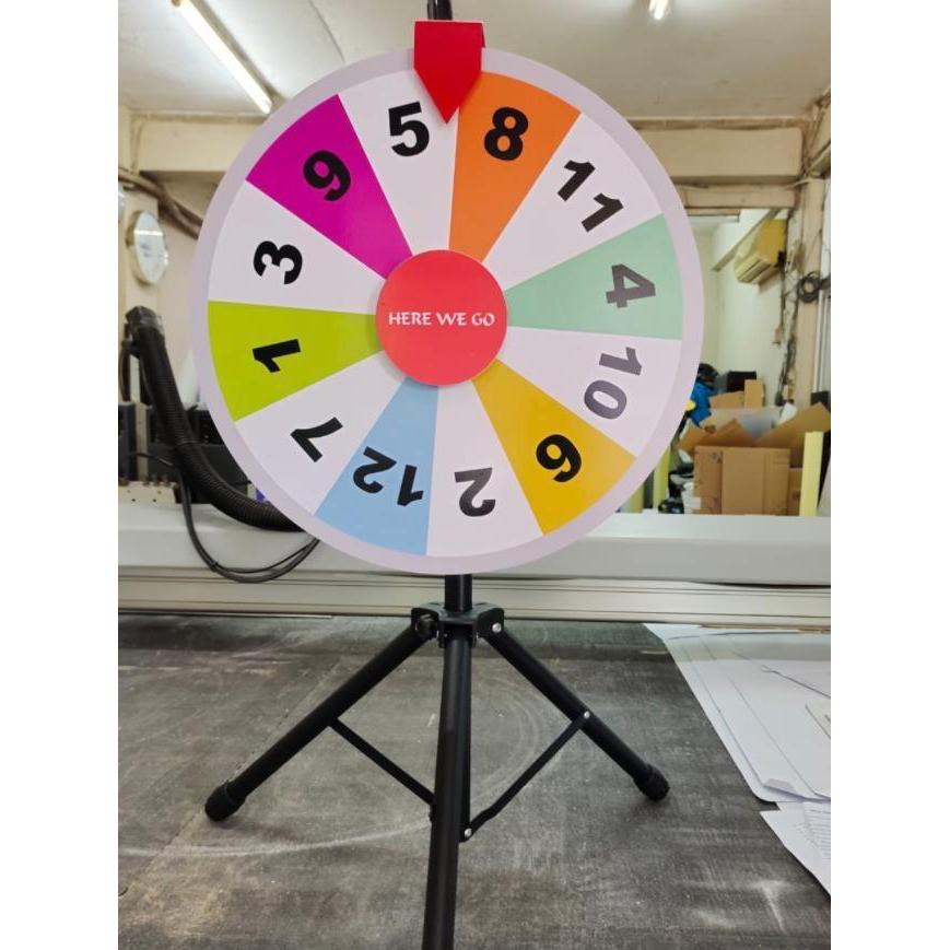 Custom Roda Keberuntungan Mini / Wheel Of Fortune Mini/ Lucky Spin #Gratisongkir