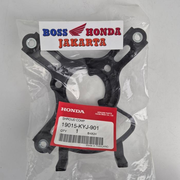 SPAREPART CBR 250 R : 19015-KYJ-901 BRACKET KIPAS RADIATOR CBR 250 R KYJ CBU & CBR 250 R K33A /