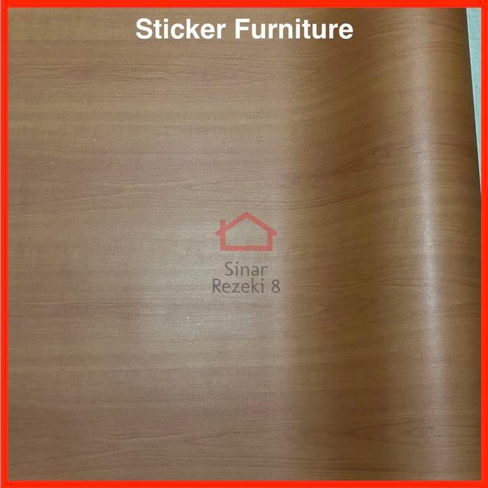 Sticker Pelapis Furniture Coklat PVC Meja Urat Kayu Lemari Alas Foto .