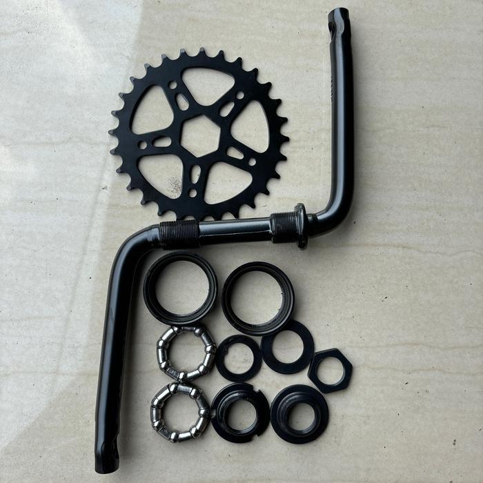 Crank Set Gir Langsung Gir Depan Sepeda Anak #Gratisongkir