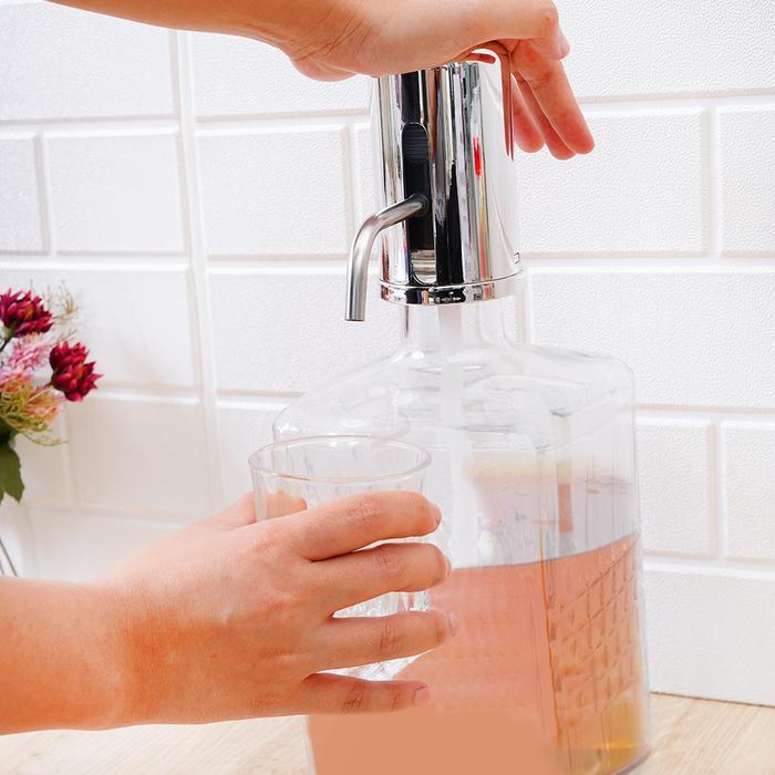 VYN Culinart Set 5 Pcs Dispenser Minuman Dengan Gelas Diamond Dispenser Minuman Drink Dispenser Set