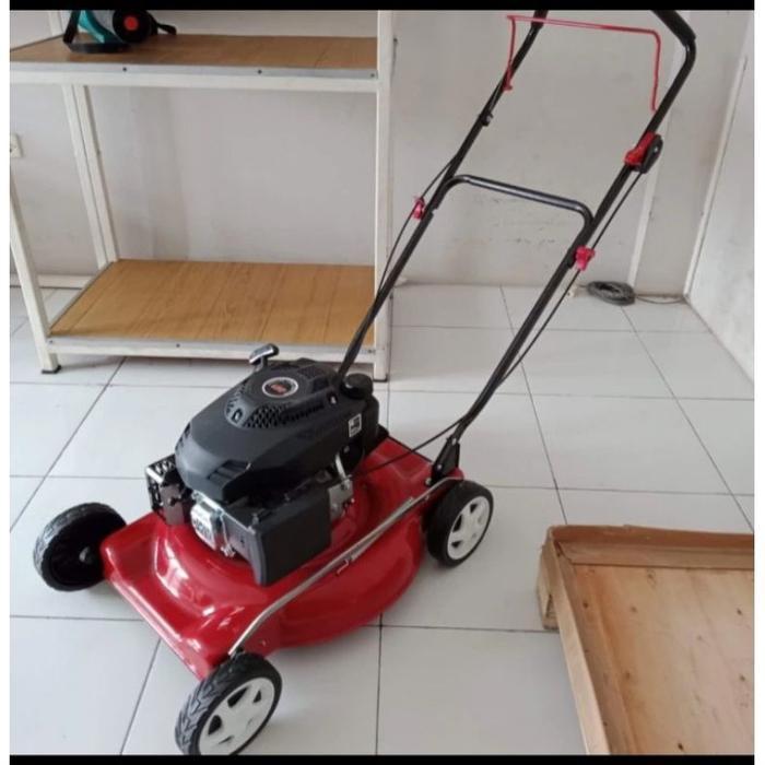 Mesin potong rumput dorong bensin lawn mower BADJA 4tak