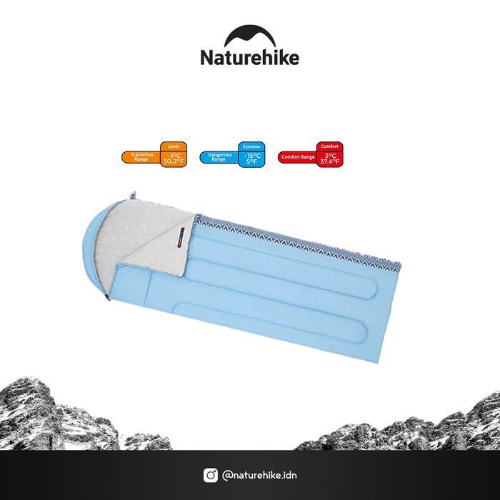 Sleeping Bag Naturehike NH21MSD07 Envelope Hoodie SB