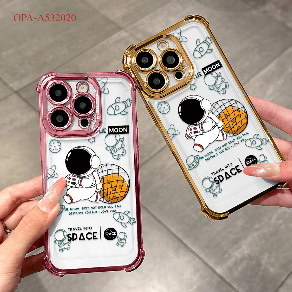 Case Hp Pelindung Untuk OPPO A60 A54 A77S A58 A57 A55 A53 A33 2020 2022 4G Cassing Kesing Phone Soft