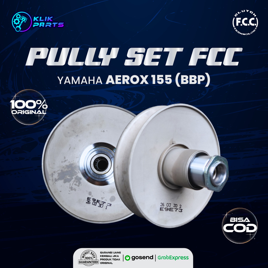 Pulley Set FCC Yamaha Aerox 155 (BBP) Original FCC 100%