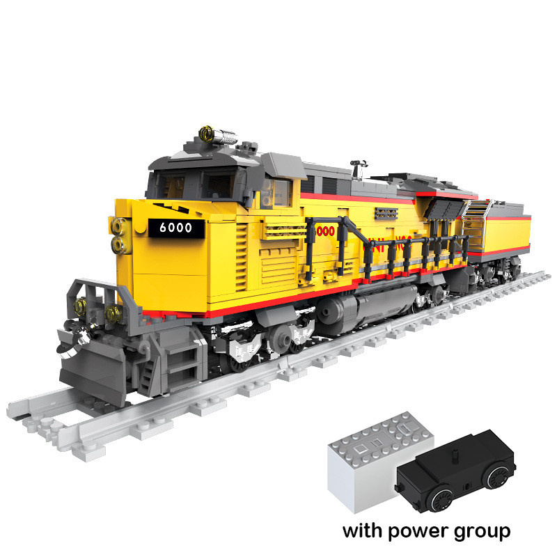 MOC Creative Orbit Train AC6000 Building Blocks Bricks Model