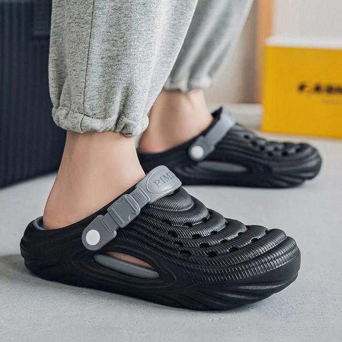 Tefansy Sandal Pria Sepatu Sandal Pria Premium Model Korea Baim Sendal Baim Cowok Korea Style