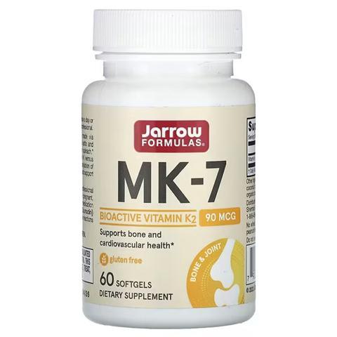 JARROW MK7 MK 7 VITAMIN K2 VIT K2 VITAMIN K VIT K 90MG 90 MG 60 CAP