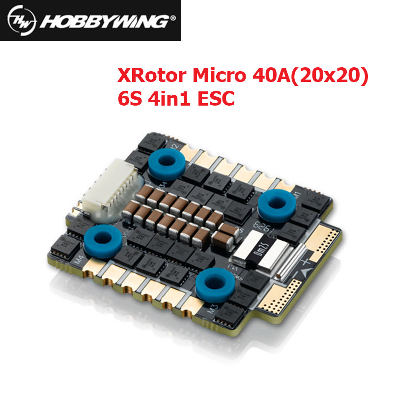 Original Hobbywing Rotor Micro 40A 20x20 6S 4in1 ESC FPV ESC for