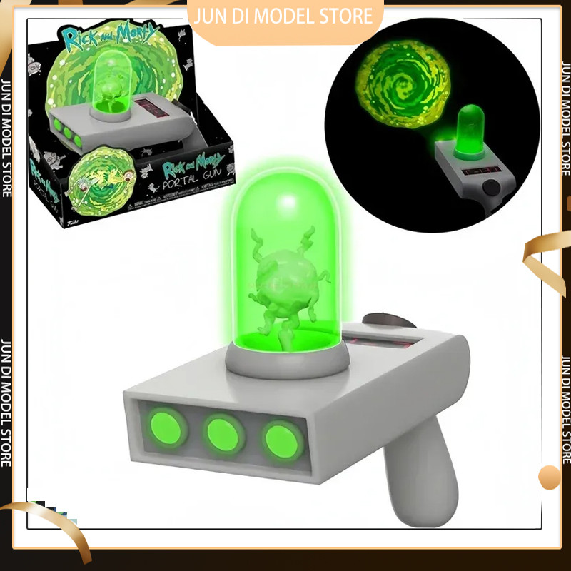 Rick And Morty Figure Portal Gun Portal Game Replica Model