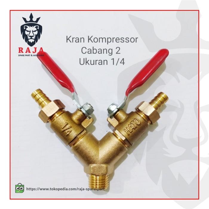 Diskon Cabang Y Kran Kompresor Angin 1/4 Kran Kompresor Kran Angin Kompresor