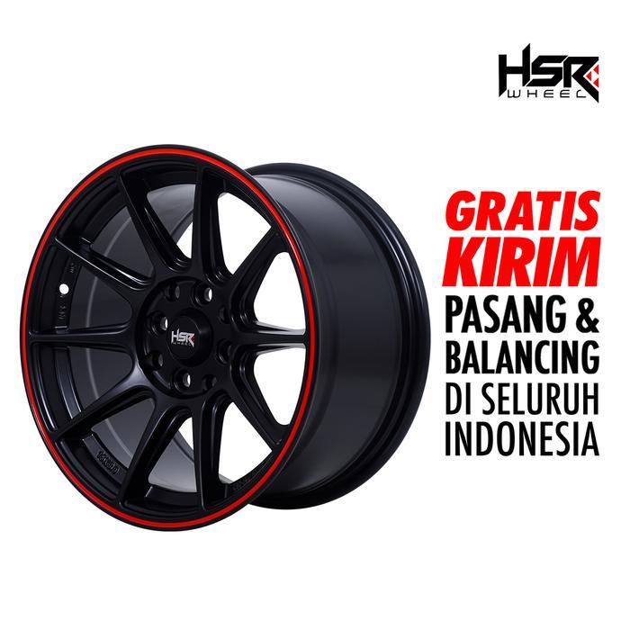Mobil avanza brio agya ayla pakai velg HSR SHINJUKU ring 15