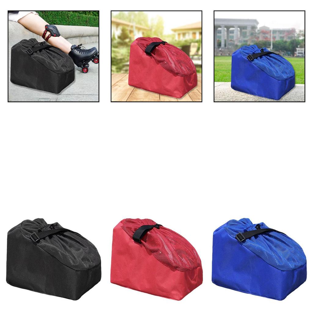 Ice Skating Shoe Storage Bag Wear Resistant Roller Skate Organizer Large Capacity Multipurpose Case