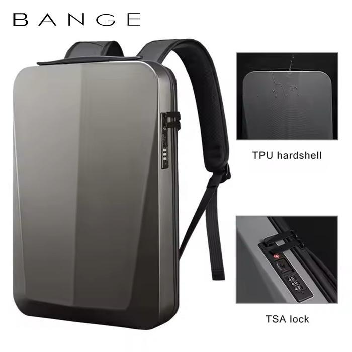 bange tas laptop kerja ransel backpack pria lock tsa 15.6 inc bg22201