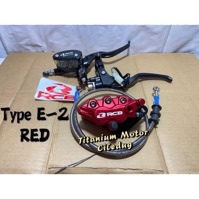 Paketan Master Rem Rcb 1set Kaliper Rcb Selang Rem Rcb Semua Motor - Gold, Mio/Fino old/mio j