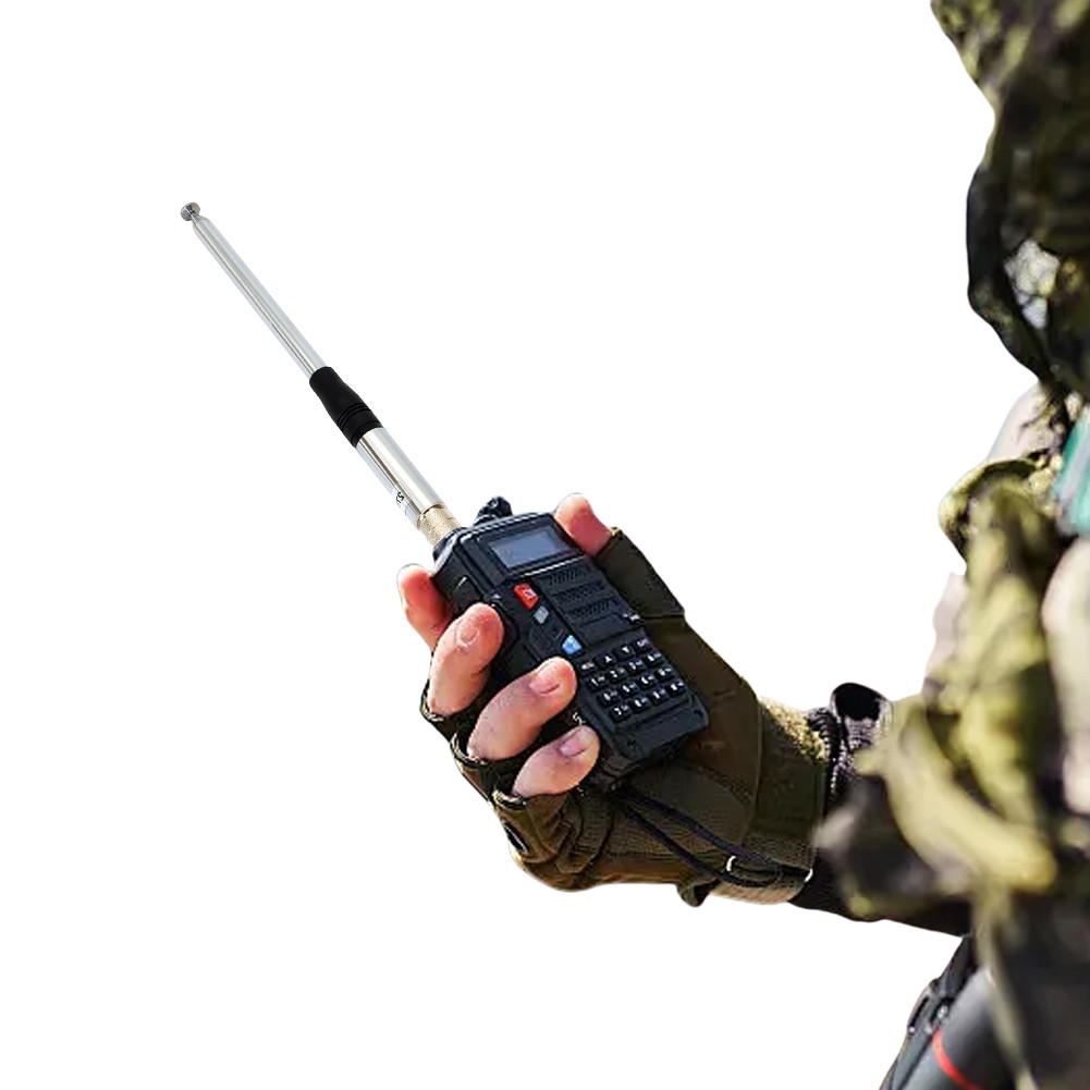 27MHz Telescopic CB Antenna SMA Female 23cm-130cm Walkie Talkie Handheld Extended CB Antenna for CB