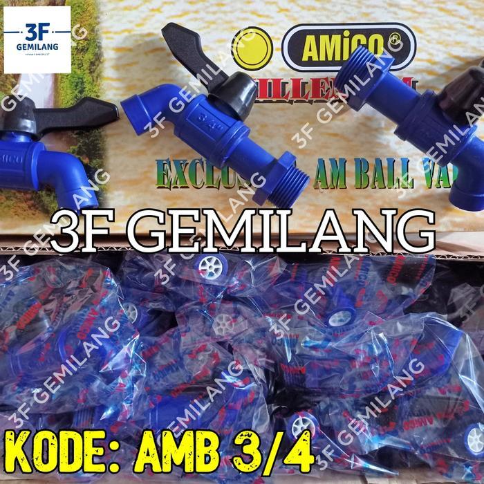 "New" Kran Tembok JUMBO BODY BESAR Amico Uk 3/4
