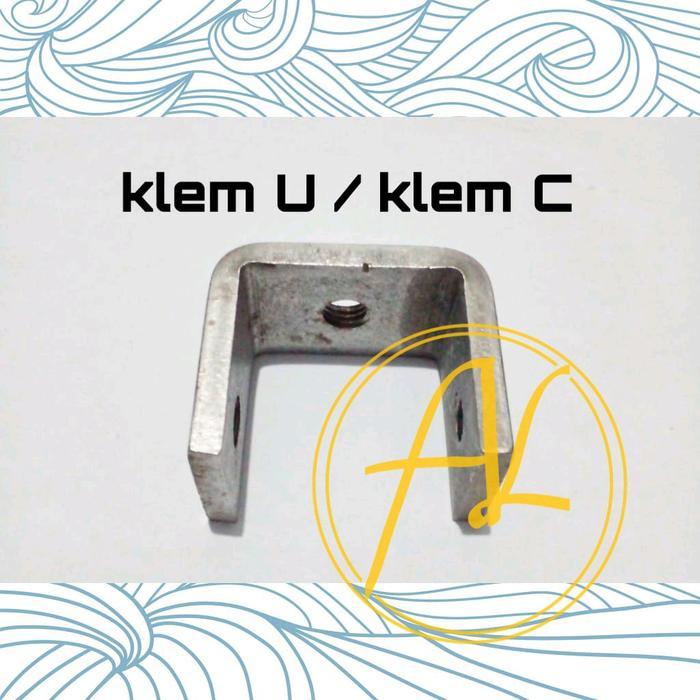 klem u / klem c bahan plat tebal