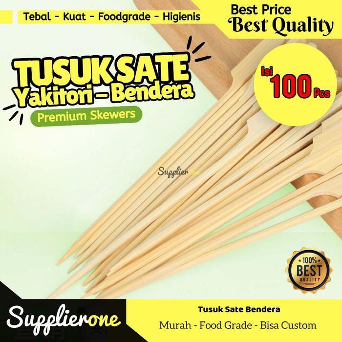 Tusuk Sate Yakitori / Tusuk Sate Bendera / Tusuk Sate / Tusuk Yakitori / Tusukan Sate Jepang / Tusuk