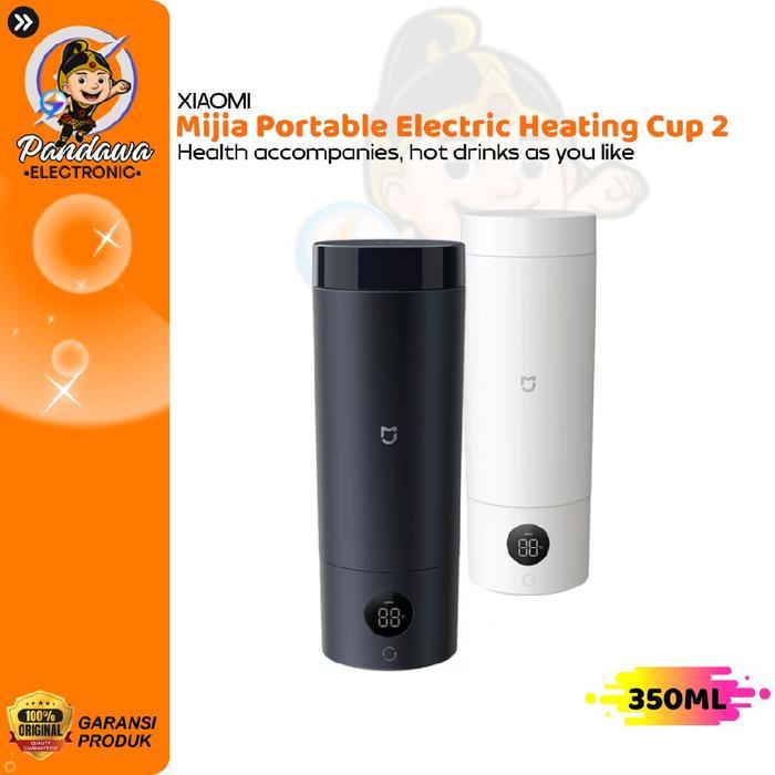 Xiaomi Mijia Portable Electric Heating Cup 2 Thermos Elektrik Dilengkapi Display pengatur Suhu panas