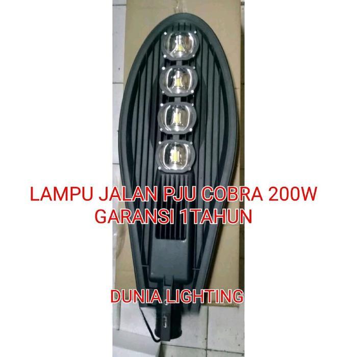 LAMPU JALAN PJU 200w LED COB 200 watt 200watt COBRA LED