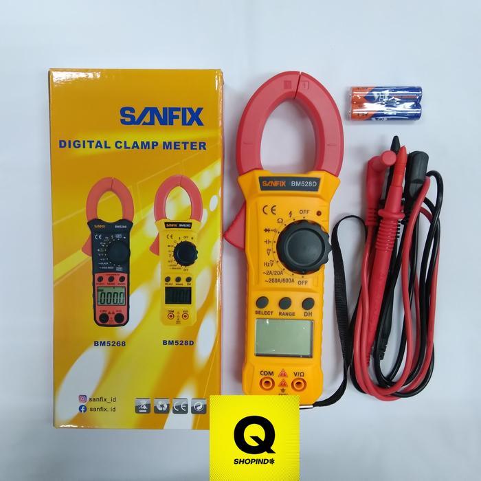 Sanfix Bm528D/ Bm 528D Digital Clamp Tang Ampere 600A,Ac #Gratisongkir