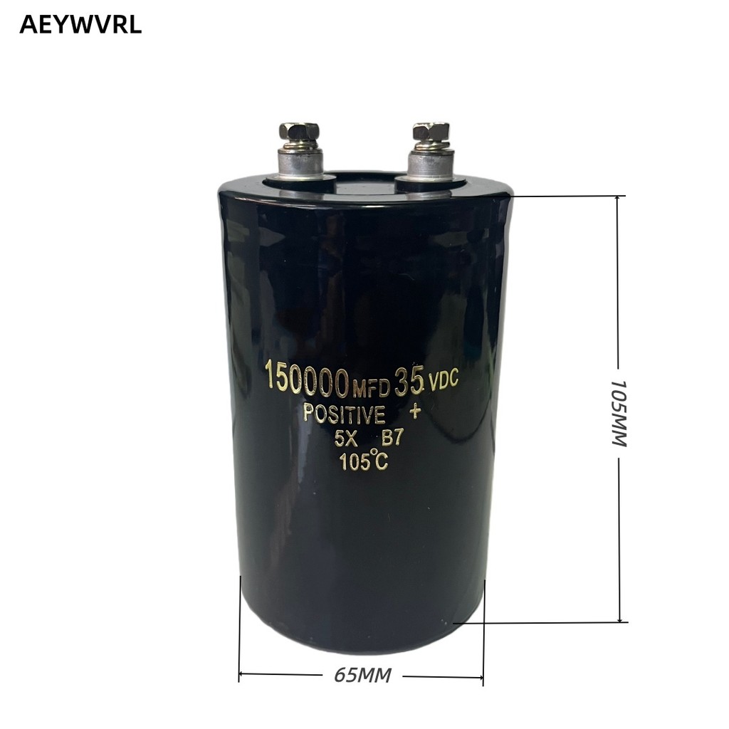 25V150000UF 35V150000UF Aluminum Electrolytic 25V 35V 150000UF 150000MFD 25VDC 35VDC Capacitor Screw