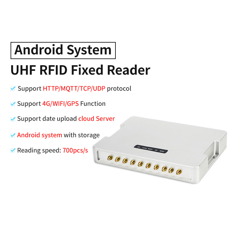 Android Impinj E710 RFID Reader 4/8 Ports UHF RFID Reader with Android System for Warehousing