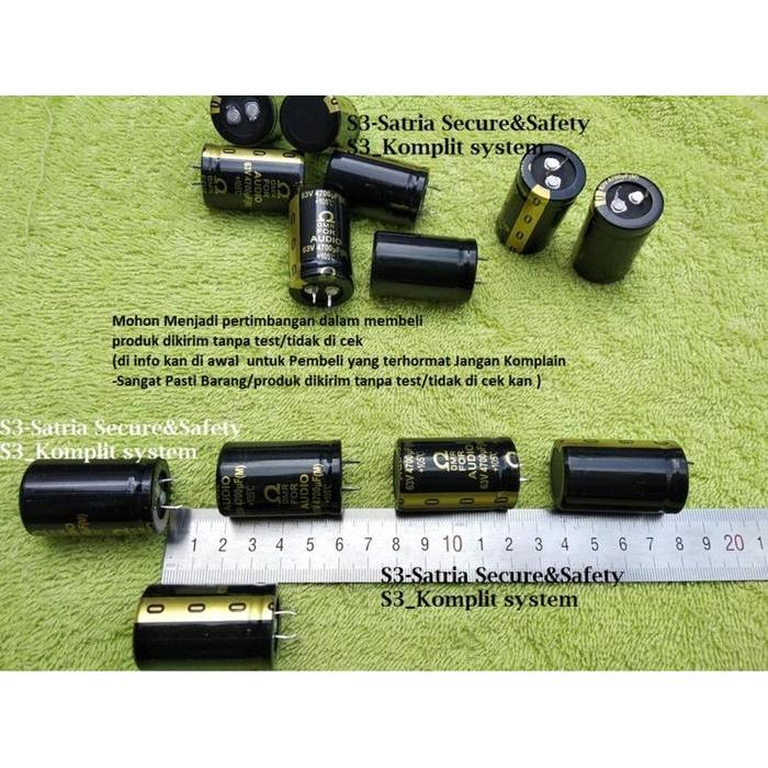 Elko 4700Uf 63V Elco 4700 Uf 63 Vol V 63Vol 4700Uf/63V 4700Uf63V Terbaik