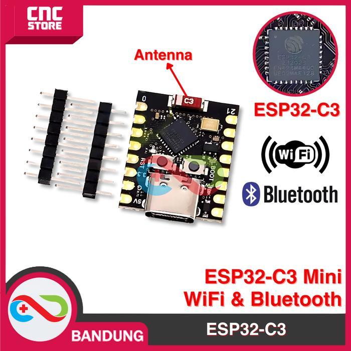 TERMURAH ESP32-C3 SUPER MINI / PRO MINI / ZERO / OLED / PRO MINI MODUL WIFI 6 & BLUETOOTH BLE 5.0