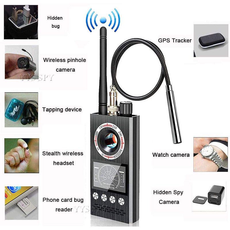 K68 Anti Spy Wireless RF Signal Detector Bug GSM GPS Tracker Hidden Camera Eavesdropping Device
