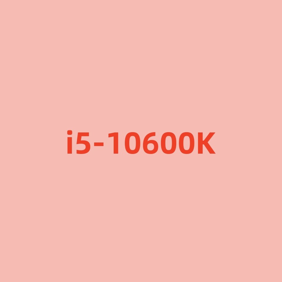 Intel Used Core i5-10600K i5 10600K Six-Core Twelve-Thread 4.1 GHz 65W Processor LGA1200 Desktop CPU