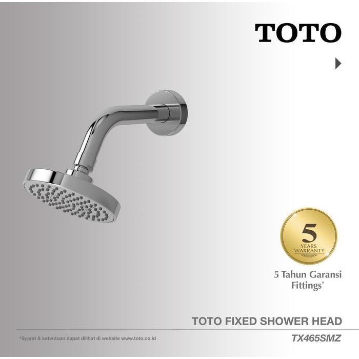 TOTO Shower Head TX465SMZ Head Shower - Shower Mandi - Rain Shower