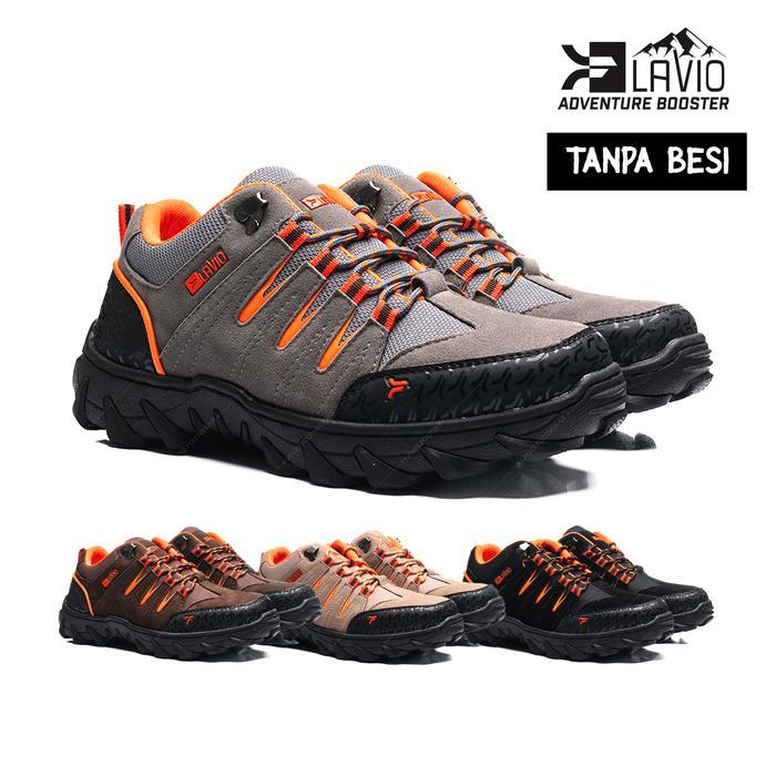 Eiger Summitadventure - Sepatu Hiking Sepatu Gunung Boots Pria Wanita Cewek Women Fast Low Orange