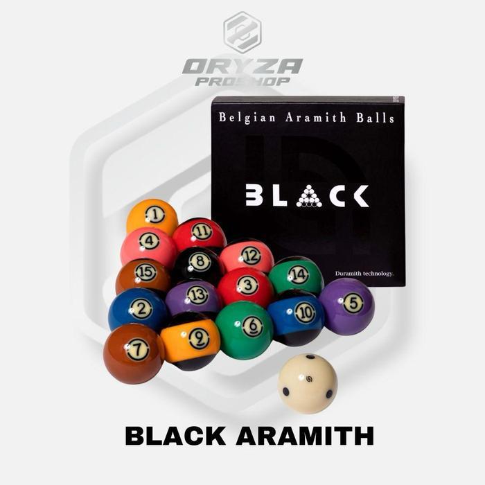 TERLARIS Black Aramith B Matchroom Belgian Aramith Black bola billiard READY STOCK