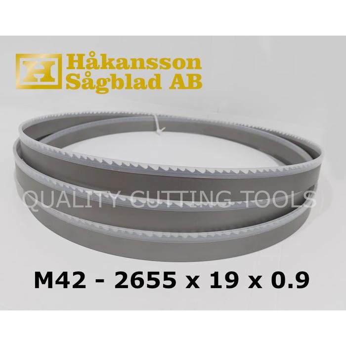 HAKANSSON Metal Bandsaw Blade M42 / Mata Gergaji Besi 2655 x 19 x 0.9
