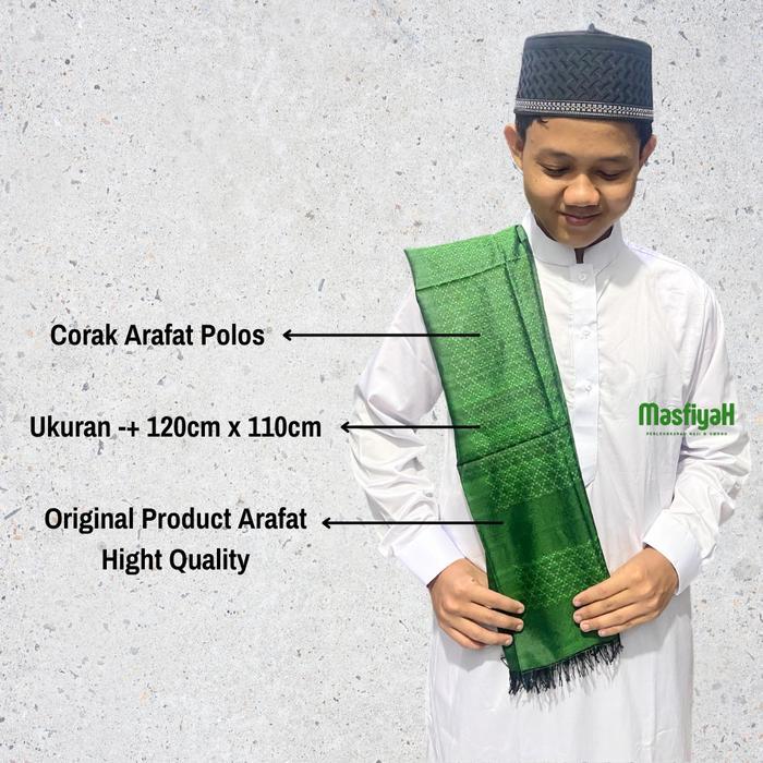 [NEW PRODUCT] (10PCS) SURBAN ARAFAT POLOS SURBAN PUTIH SURBAN WARNA POLOS KEFIYEH SCRAFT SURBAN
