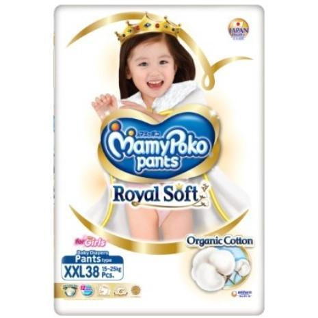 Ready Popok Bayi Mamypoko Royal Soft Celana Xxl 38 Girls Mamypoko Pant Xxl38