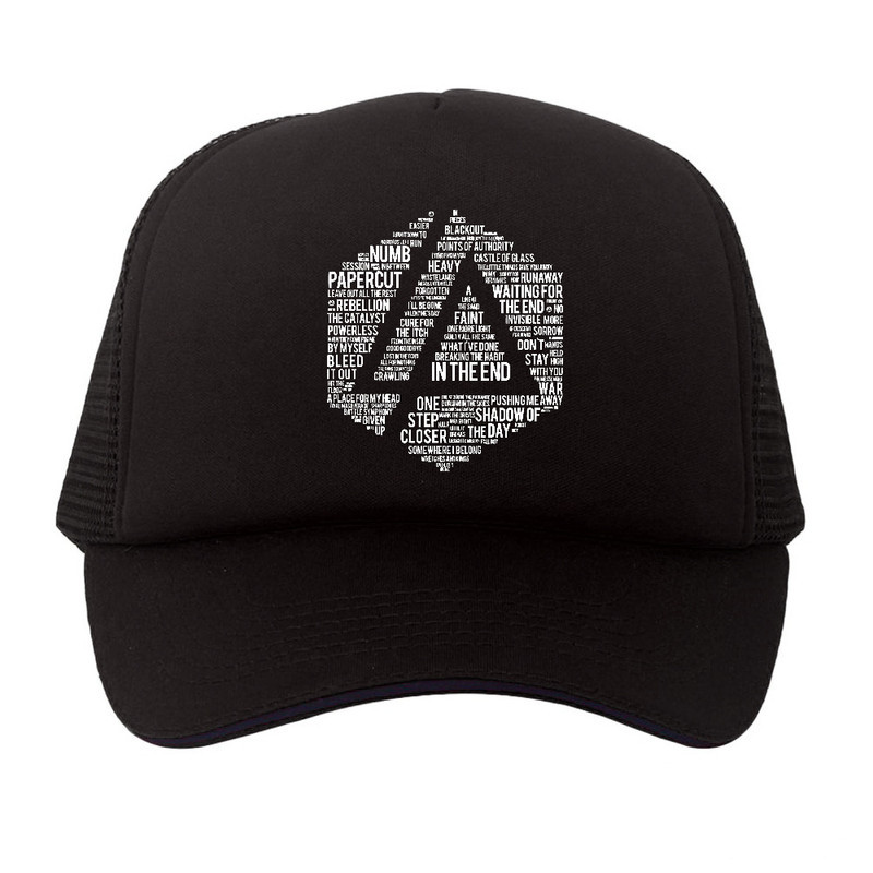 Topi Trucker Musik Linkin Park Song Title Logo
