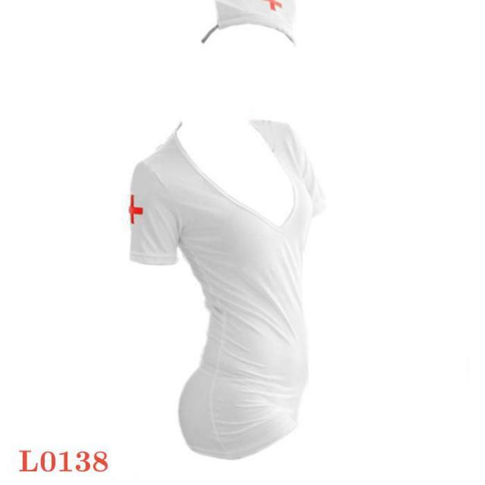Lingerie Sexy Baju Costume Cosplay Wanita L0138 Tema Nurse Suster Perawat Dokter
