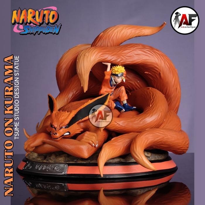 Sale Statue Action Figure Uzumaki Naruto On Kurama Tsume Studio Design Recast