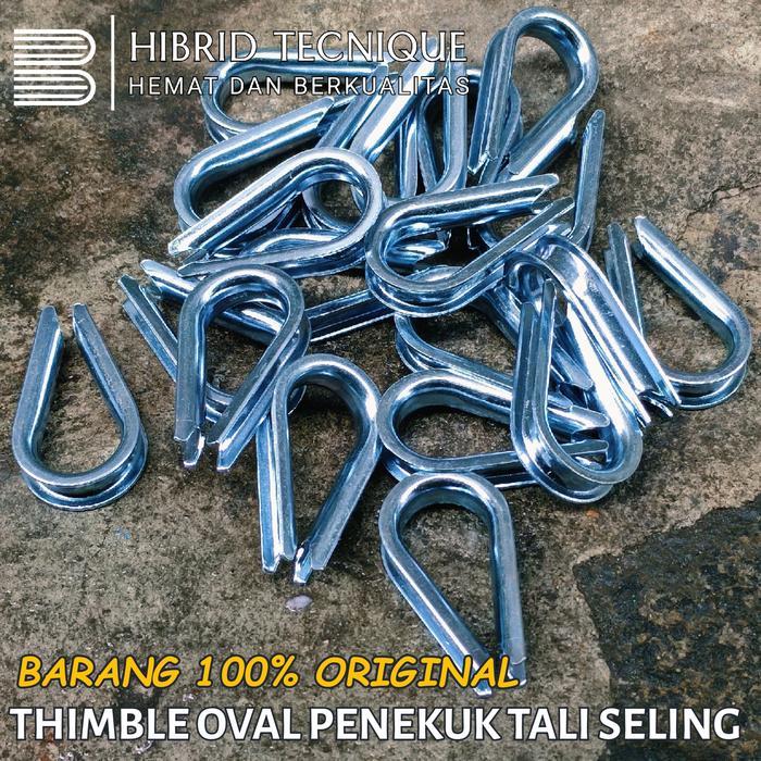 Terlaris - Thimble sling oval 12mm 10mm 9mm 8mm 6mm seling bidal penekuk seling