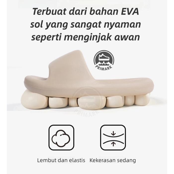 2025 Sandal wanita sandal rumah Sol EVA tebal empuk anti licin & tahan lama EVA sandal wanita