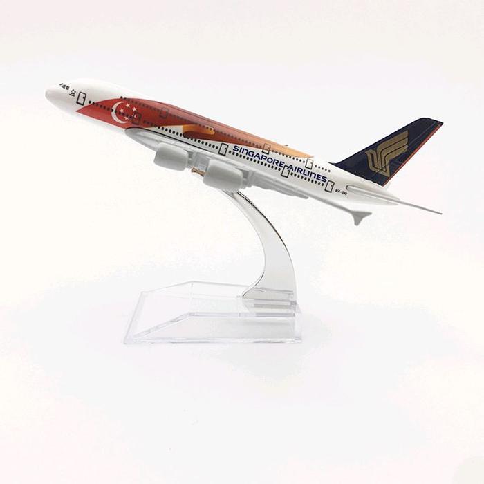 Miniatur Pajangan Pesawat Passenger Plane Model SINGAPORE AIRLINES A380 B747 B777 A350