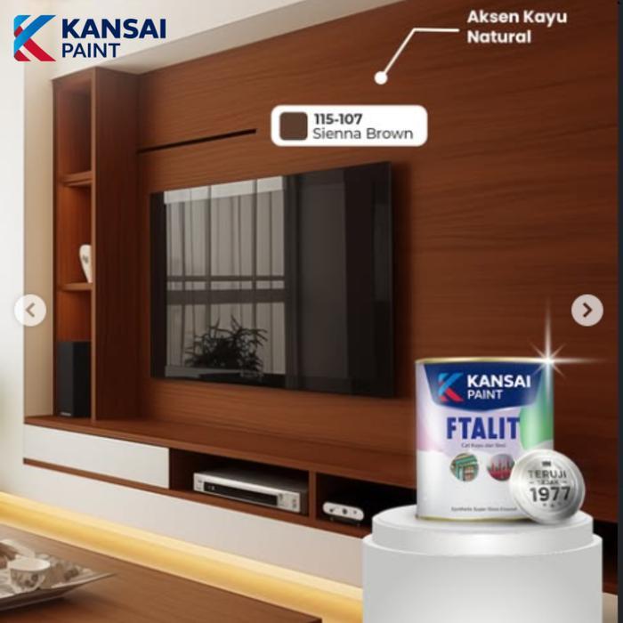 Kansai Paint Ftalit Cat Kayu Dan Besi 1Kg Cat Minyak 1Kg Kansai Ftalit Cat Minyak 1Lt Cat Railing