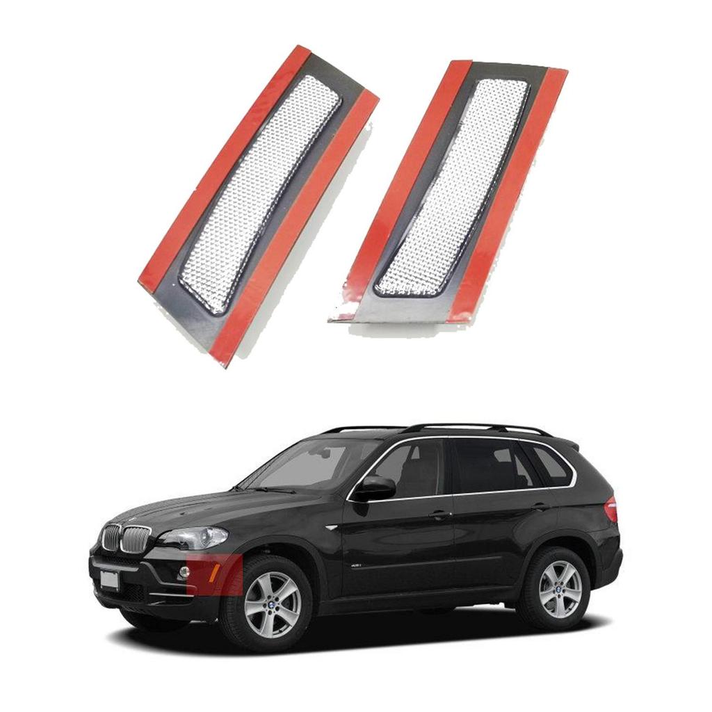 Clear/Smoke/Amberr/Dark Grey/Red Lens Front Bumper Side Marker Reflector Light for 2007-2010  X5