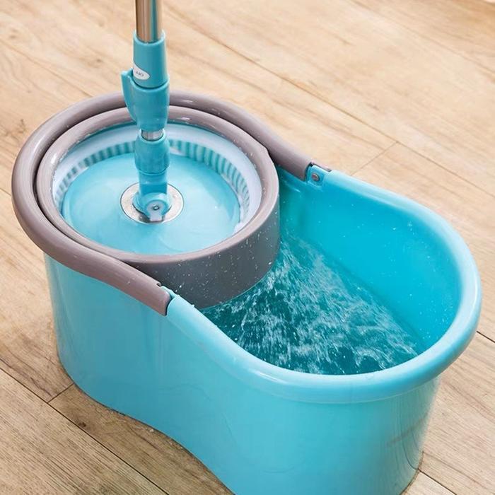 Alat Pel Lantai Spin Mop - Alat Pembersih Lantai Super Praktis Pasti Ori
