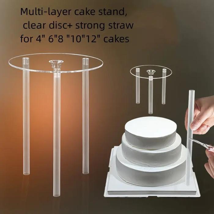 Terlariss CAKE TIER STACKING ALAS KUE TINGKAT ANEKA SIZE TUSUKAN KUE TINGKAT